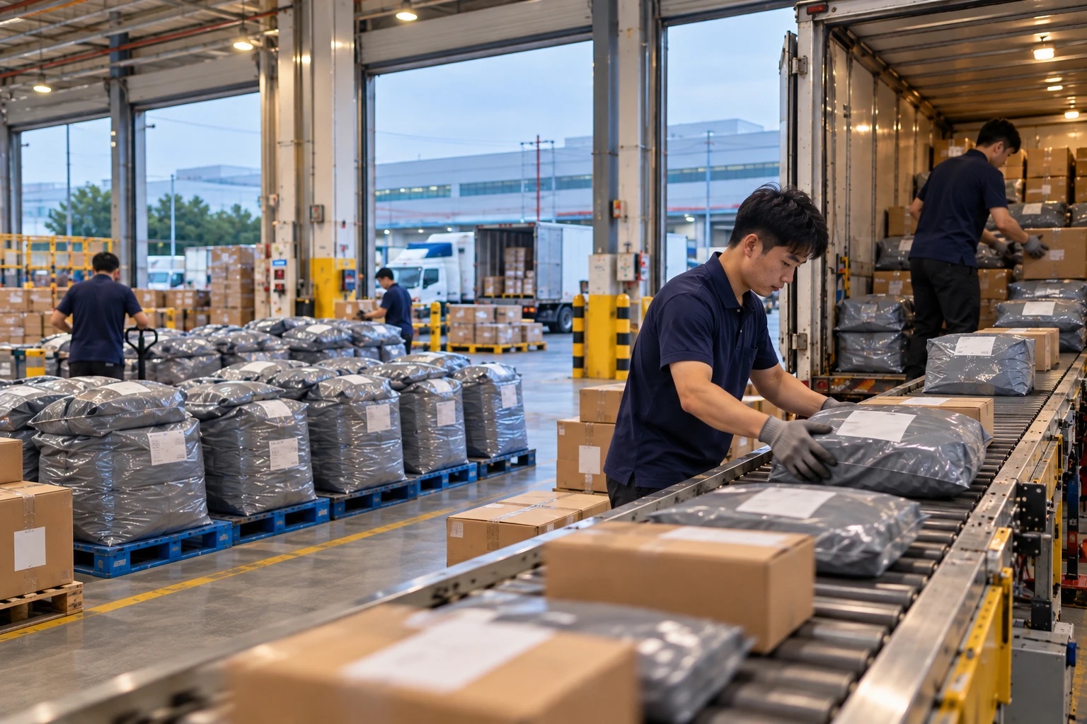 Centre logistique en Chine